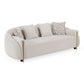 Yorba 2 Pc Modern Beige Sofa Collection