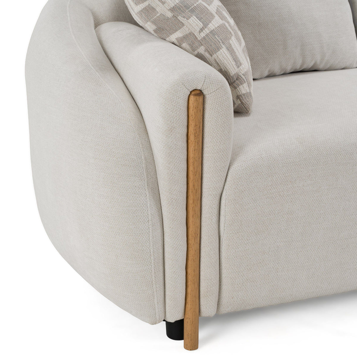 Yorba 2 Pc Modern Beige Sofa Collection