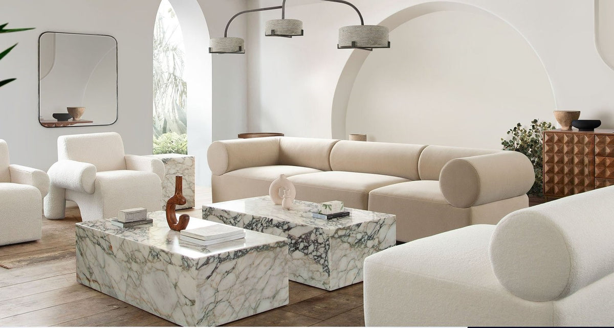 Zia 3 Pc Modular Sectional - 2 Colors