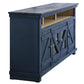 Mueble para TV Cleveland de 64" - Acabado en azul verdadero