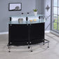 Keystone Modern Bar Unit / Black & Chrome Finish