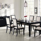 Colección de comedor Louise de Coaster con hoja extensible