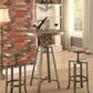 Bartlett 3 Pc Adjustable Height Bar Table Set