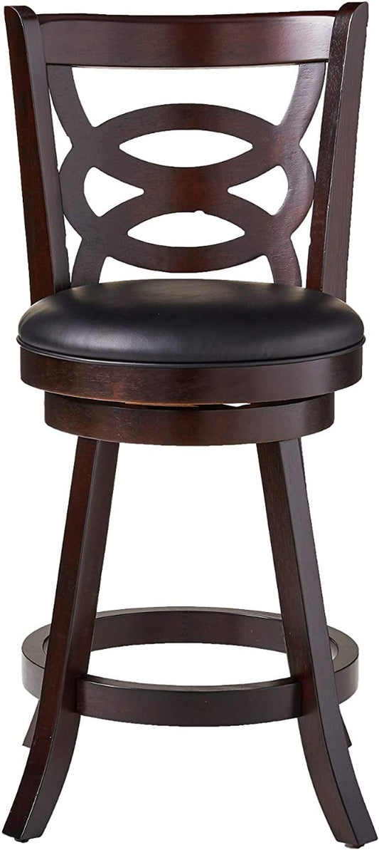 Taburetes giratorios de altura para mostrador Calecita con asiento tapizado