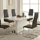 Anges 5-7 Pc Dining Collection - White or Black Chairs