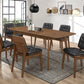 Redbridge Butterfly Leaf Dining Collection - Natural Walnut