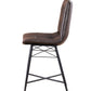 Aiken Upholstered Tufted Brown Stools Brown or Grey