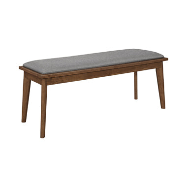 Alfredo 108080 Retro Inspired Dining Set Natural Walnut
