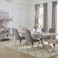 Antoine Rectangle Dining Table - White & Chrome