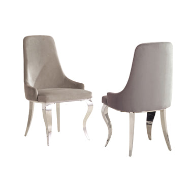 108812 Grey Side Chairs - set of 2