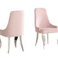108813 Light Pink Side Chairs - set of 2