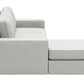 Brickell Reversible Sectional - Light Gray