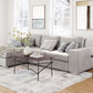 Brickell Reversible Sectional - Light Gray