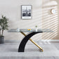 Artisan Furniture RDT319 Dining Collection - Black or White Finish