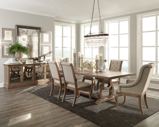 Brockway Cove Dining Collection by Coaster - Barley Brown Finish
