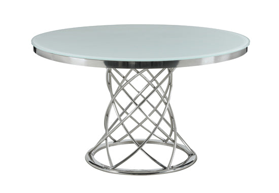 Irene Round Glass Top Dining Table Collection - Coaster Furniture