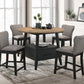 Gibson 5 Pc Farmhouse Style Dining Set by Coaster Furniture