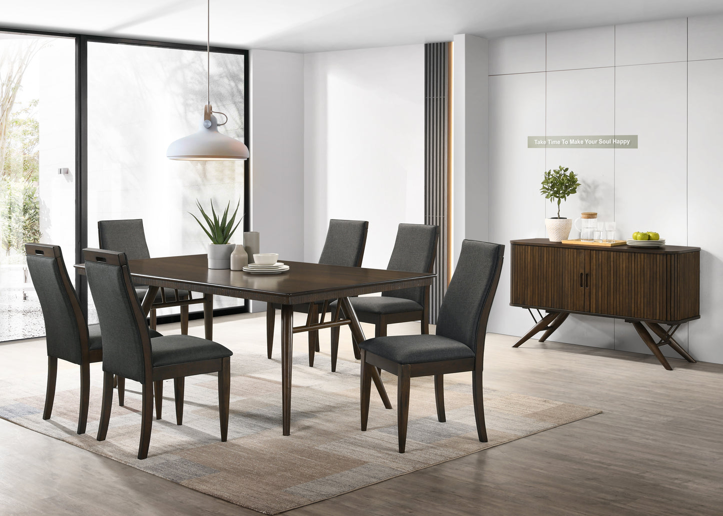 Wes 7 Pc Dining Set