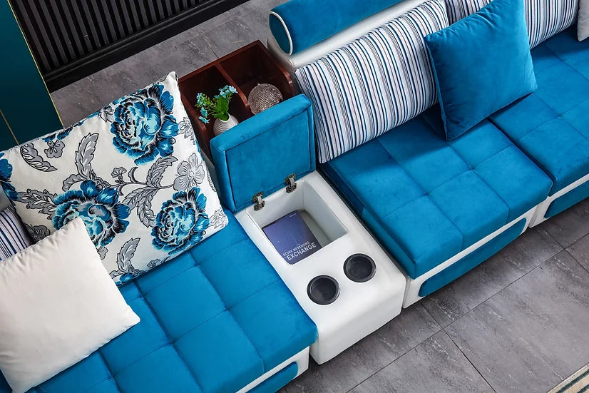 Artisan SEC8011WBU Axinar Corner Sectional - 2 Colors