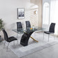 Artisan Furniture RDT319 Dining Collection - Black or White Finish