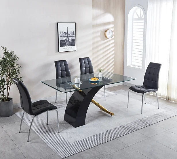Artisan Furniture RDT319 Dining Collection - Black or White Finish