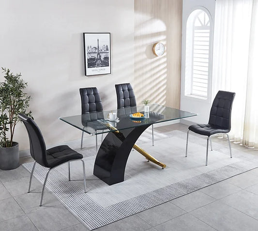 Artisan Furniture RDT319 Dining Collection - Black or White Finish