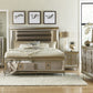 Louden 1515 Champagne Finish Bedroom Collection - LED Lighting
