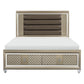 Louden 1515 Champagne Finish Bedroom Collection - LED Lighting