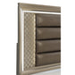 Louden 1515 Champagne Finish Bedroom Collection - LED Lighting