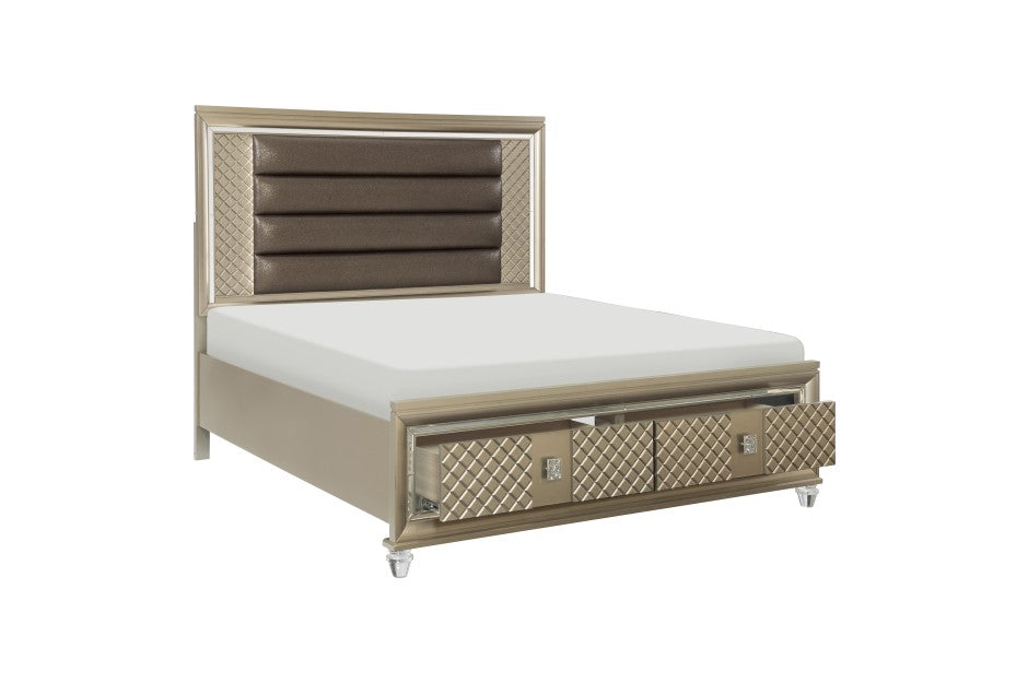 Louden 1515K-1CK California King Platform Bed