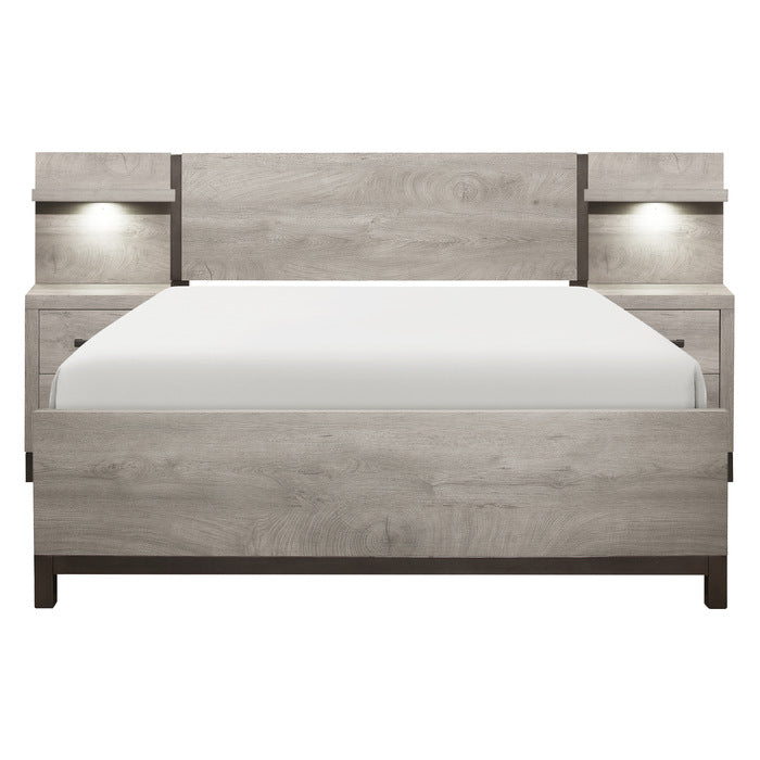 Colección de dormitorio Zephyr de 5 piezas - Iluminación LED