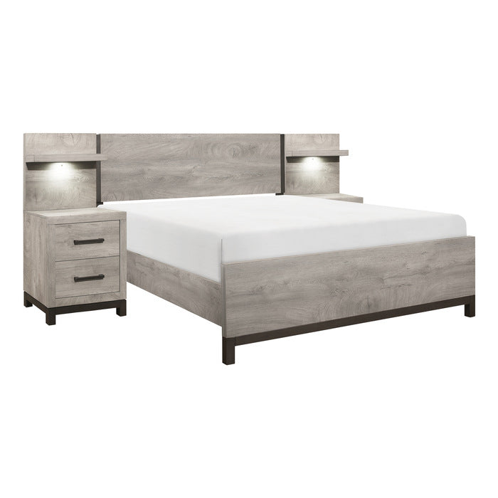 Colección de dormitorio Zephyr de 5 piezas - Iluminación LED