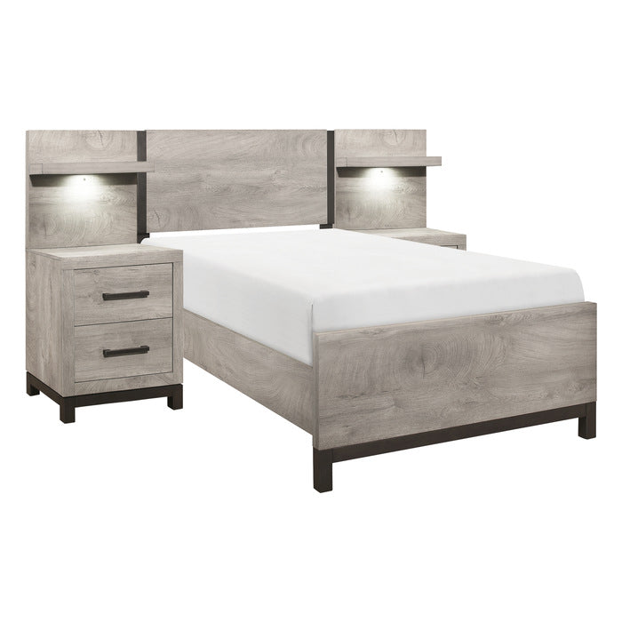 Zephyr 5 Pc Twin Bedroom Set - LED Lights