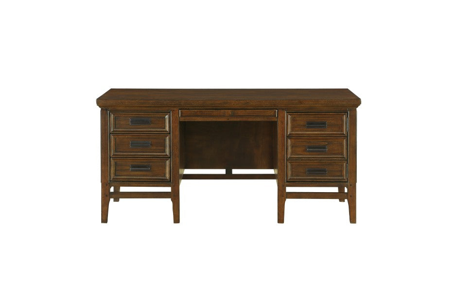 Frazier Park Executive Desk 1649 - Brown Cherry