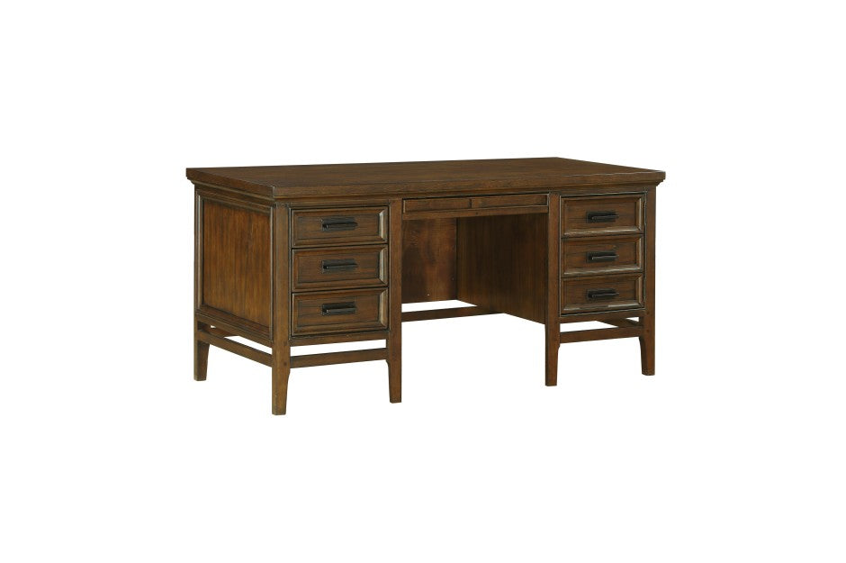 Frazier Park Executive Desk 1649 - Brown Cherry