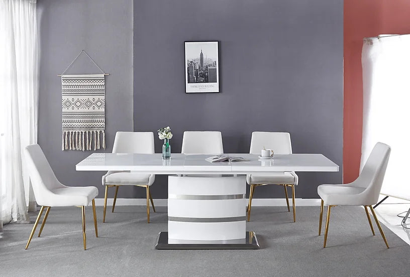 Artisan Furniture RDT218 Betazed White Dining Collection