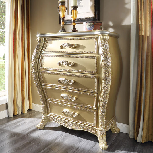 Cofre de oro antiguo Monarch