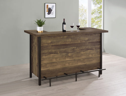 Bellemore Rustic Oak Bar Unit or Grey Driftwood Finish