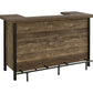 Bellemore Rustic Oak Bar Unit or Grey Driftwood Finish