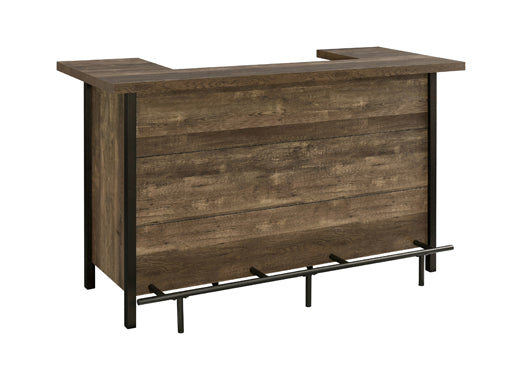 Bellemore Rustic Oak Bar Unit or Grey Driftwood Finish