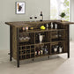 Bellemore Rustic Oak Bar Unit or Grey Driftwood Finish