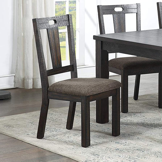 Poundex F2576 Wooden Dining Set with Leaf