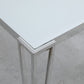 Pauline Dining Collection - White Tempered Glass Top