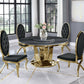 Ambrose Dining Set - Black Chairs