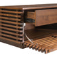 Soporte de entretenimiento Linea Wide Nogal Acacia