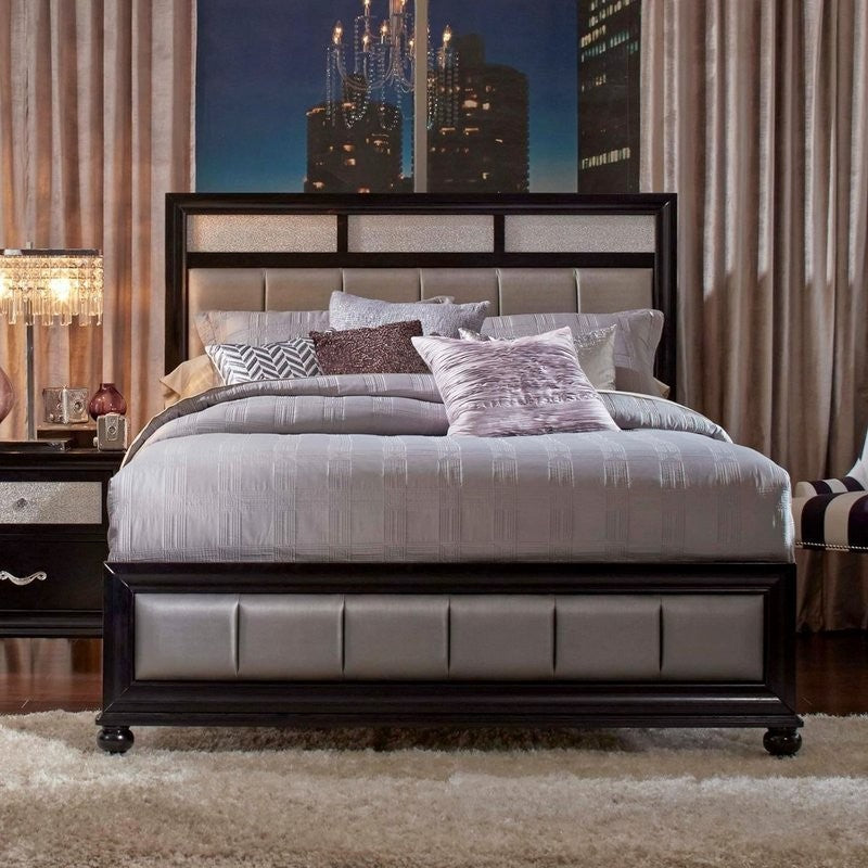 Barzini Bedroom Collection by Coaster Furniture - Metallic Upholstery