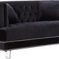 McFerran SF2008 Velvet Sofa & Loveseat - Black or Gray