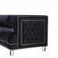 McFerran SF2008 Velvet Sofa & Loveseat - Black or Gray