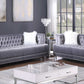 Tarzana 2 Pc Set - Gray Velvet