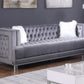 Tarzana 2 Pc Set - Gray Velvet